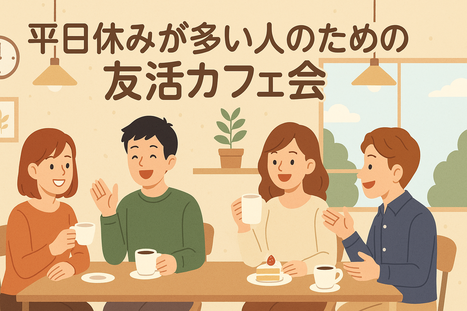 平日休みが多い人のための友活カフェ会
